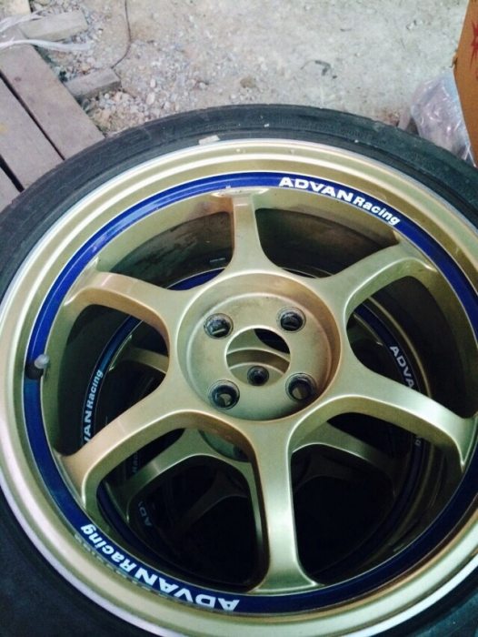 ขายล้อแท้Rg1 17 กว้าง7 ออฟ38 สี่ล้อคับ