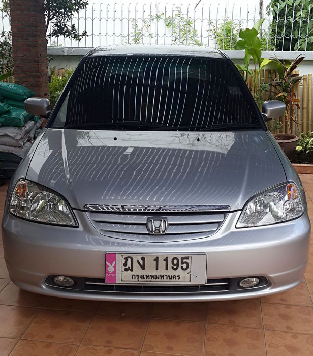 ขายรถบ้านมือเดียว ไม่เคยติดแก๊ส civic dimension 1.7 vti ปี02 ตัวท็อป เกียร์ออโต้
