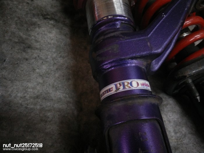 ขายโช็ค tanabe กระบอกม่วง ใส่ civic ES ราคาแบ่งกันไปใช้