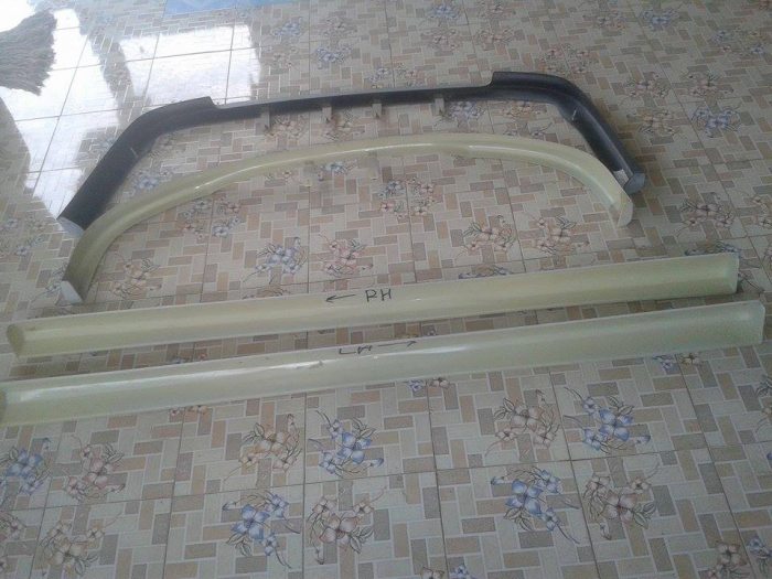 ชุดแต่งรอบคัน Honda Civic ES 01-03 RS พลาสติก PP งานดิบ