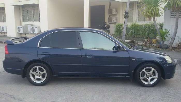 -SALE- Civic Dimension 01 1.7 Vtec ไมล์18x,xxx สีน้ำเงิน ราคา140,000 มือเดียว