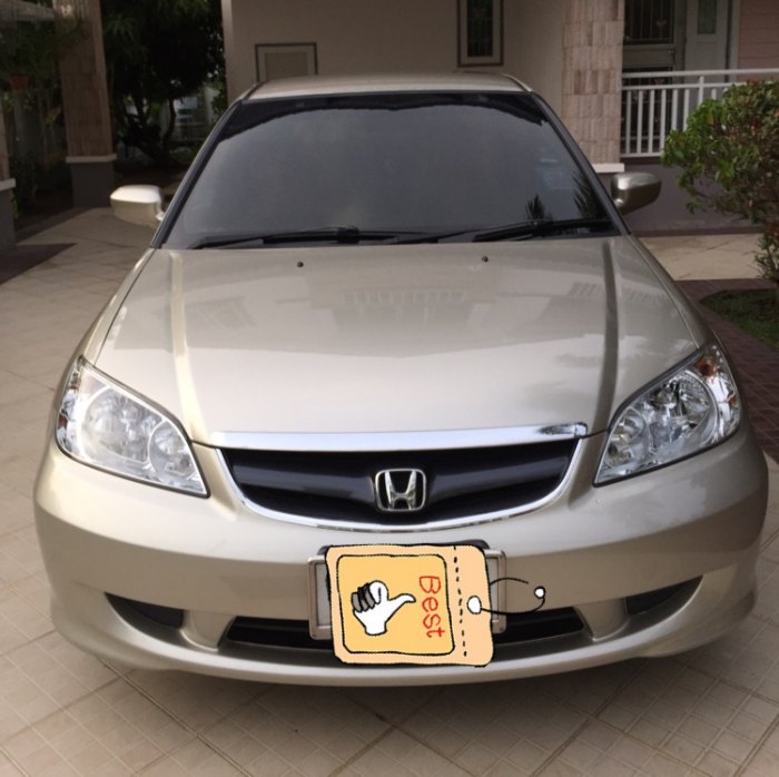 ขาย Honda civic (ตาเหยี่ยว) ปี2004 ราคา 235,000 บาท เจ้าของขายเอง ใช้มือเดียว