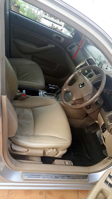 ขายรถบ้านมือเดียว ไม่เคยติดแก๊ส civic dimension 1.7 vti ปี02 ตัวท็อป เกียร์ออโต้