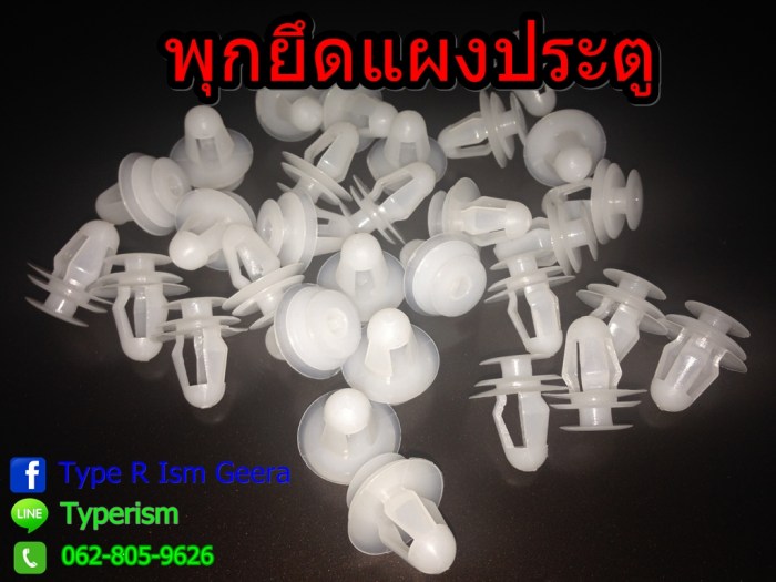 พุกยึดแผงประตู
