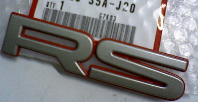 โลโก้ RS ติดกระจังหน้า+หลัง 2002