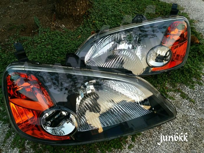 (((junbkk))) ขายไฟหน้าโคมดำ HONDA CIVIC Dimension ปี 2003-05 (ของแท้สภาพ95%)
