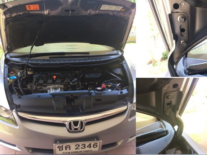 ขาย HONDA Civic FD ปี06 S(AS)AT เกียร์ออโต้ ABS/AIRBAG เบาะหนังแท้โรงงาน เจ้าของเดียวมือแร